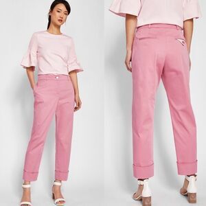 Ted Baker Saydi Deep Cuff Chino Pant Dusky Pink
